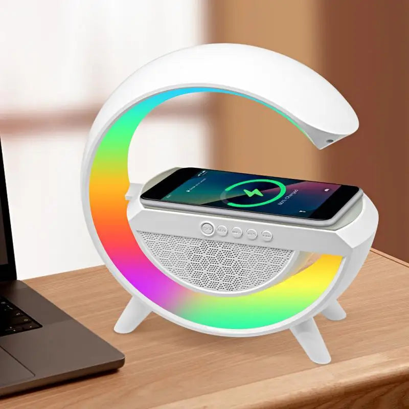 G-Speaker – Caixa de Som, Carregador Sem Fio e Luminária RGB em Um Único Dispositivo