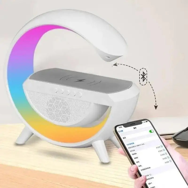 G-Speaker – Caixa de Som, Carregador Sem Fio e Luminária RGB em Um Único Dispositivo