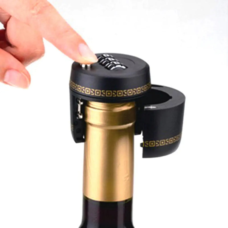 WineGuard – Cadeado com Senha para Garrafas