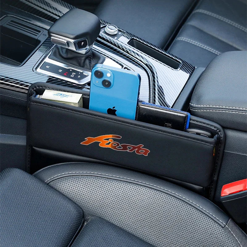 SeatOrganizer Pro – Organizador de Fenda para Banco em Couro para Ford Fiesta (2013-2016)