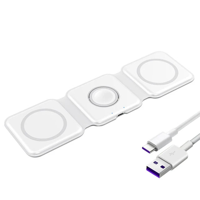 MagCharge Pro – Carregador Magnético 3 em 1 para iPhone, Apple Watch e AirPods - HP OnlineShop